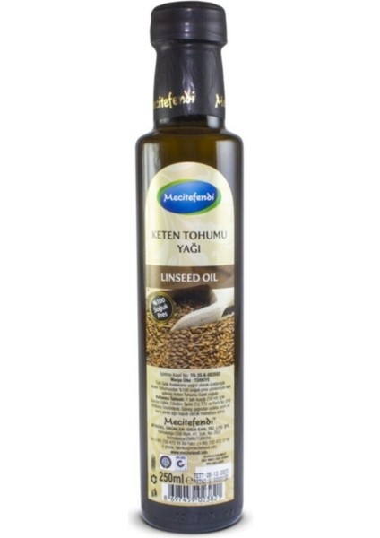 Keten Tohumu Yağı 250 ml