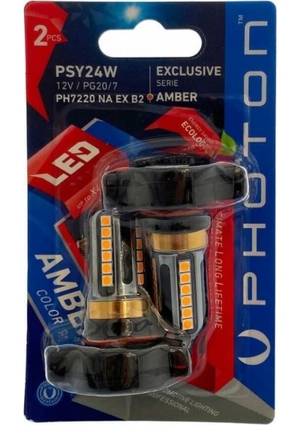 PSX24W Amber Exclusive Serisi PH7220 Na Ex