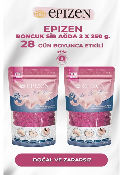 Hassas Ciltler Için Pudralı 2'li Boncuk Ağda