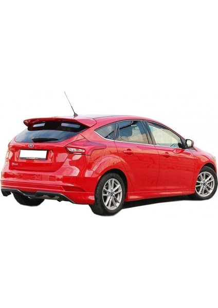 Ford Focus 3 Hb 2011 - 2014 Sport Difüzör Plastik Boyasız