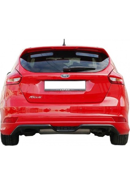 Ford Focus 3 Hb 2011 - 2014 Sport Difüzör Plastik Boyasız