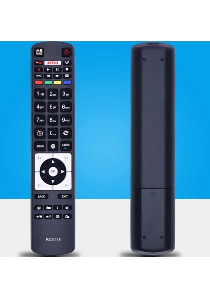 Westwood Vestel Seg Regal Hi Level Telefunken RC5118 Telefunken 49TU8560 LED Tv Kumandası Kalın Tip Netflix Tuşlu