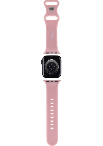 Watch 38MM Uyumlu Kordon Hello Kitty Orjinal Lisanslı Logolu Fiyonk & Kitty Head Yumuşak Strap Kayış