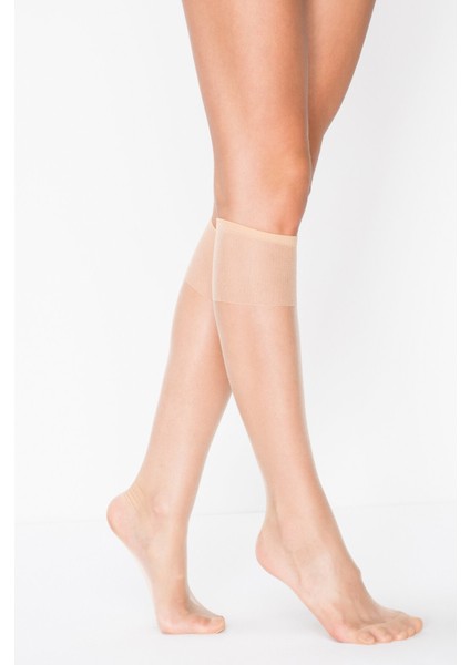 Fit 15 3lü Açık Ten Pantolon Çorap