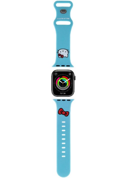 Watch 40MM Uyumlu Kordon Hello Kitty Orjinal Lisanslı Logolu Fiyonk & Kitty Head Yumuşak Strap Kayış