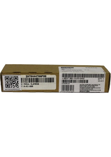 6ES7392-1AJ00-0AA0 Front Yeni Kutu Kapalı