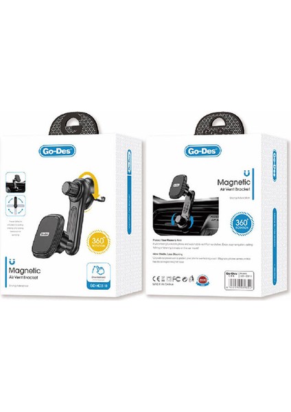 Magnetic Araç Içi Telefon Tutucu Go Des GD-HD310
