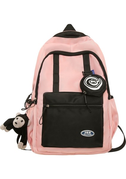 Yeni Kore Orijinal Sırt Çantası Seyahat Rahat Moda Sırt Çantası Erkek Kişilik Büyük Kapasiteli Ortaokul Öğrencisi Okul Çantası (Yurt Dışından)