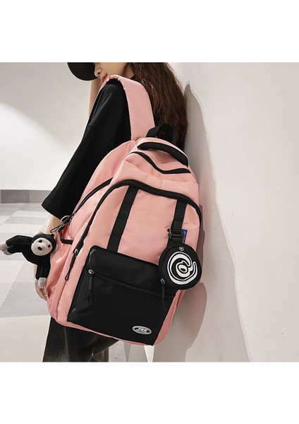 Yeni Kore Orijinal Sırt Çantası Seyahat Rahat Moda Sırt Çantası Erkek Kişilik Büyük Kapasiteli Ortaokul Öğrencisi Okul Çantası (Yurt Dışından) modelleri