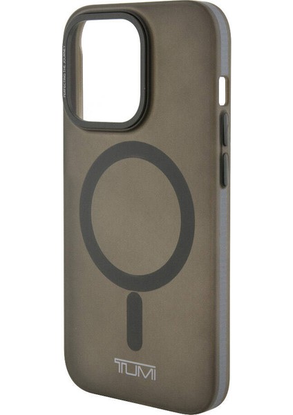 Apple iPhone 15 Pro Uyumlu Tumı Lisanslı Magsafe Şarj Özellikli Buzlu Mat Kılıf Olive modelleri