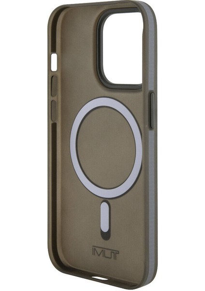 Apple iPhone 15 Pro Uyumlu Tumı Lisanslı Magsafe Şarj Özellikli Buzlu Mat Kılıf Olive fırsatları