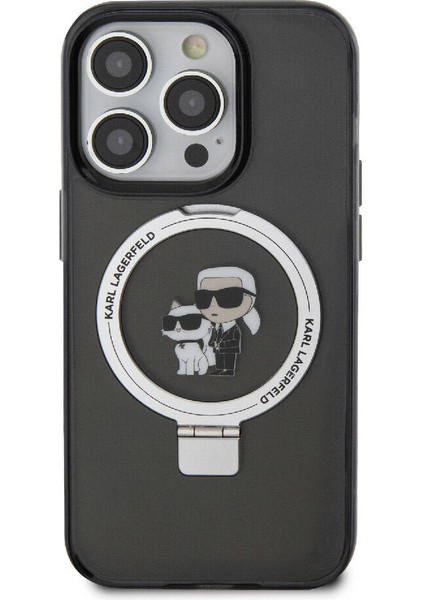 Apple iPhone 15 Pro Lisans Magsafe Özellik K&c Ikonik Baskılı Ring Standlı Siyah fiyatları