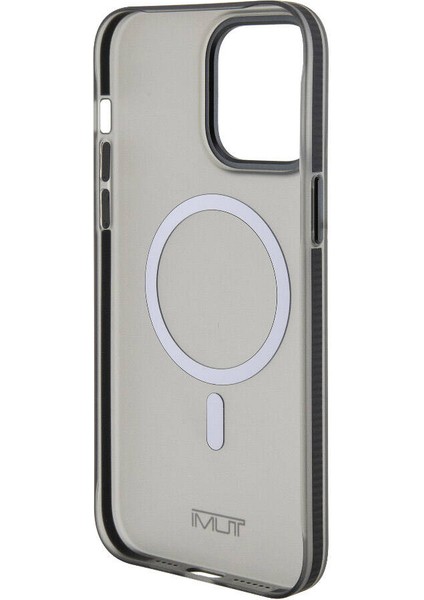 Apple iPhone 15 Pro Max Uyumlu Tumı Lisanslı Magsafe Şarj Özellikli Buzlu Mat Kılıf Siyah indirimleri