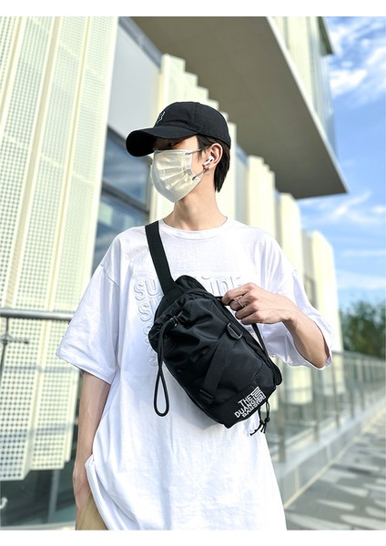 2023 Yeni Gelgit Marka Kore Erkek Çapraz Çanta Aşınmaya Dayanıklı Su Geçirmez Rahat Omuz Çantası Seyahat Rahat Taşınabilir Göğüs Çantası (Yurt Dışından) fiyatları