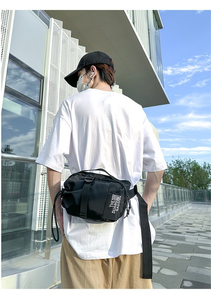 2023 Yeni Gelgit Marka Kore Erkek Çapraz Çanta Aşınmaya Dayanıklı Su Geçirmez Rahat Omuz Çantası Seyahat Rahat Taşınabilir Göğüs Çantası (Yurt Dışından) modelleri