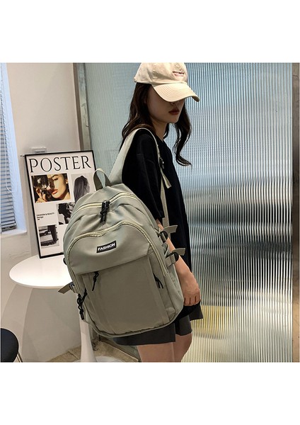 2023 Yeni Kore Kadın Sırt Çantası Günlük Vahşi Niş Tasarım Gündelik Öğrenci Sırt Çantası Okul Çantası (Yurt Dışından) modelleri
