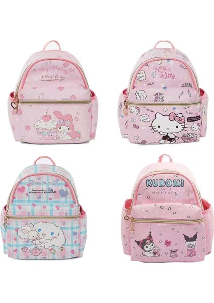 Yeni Karikatür Çocuk Mini Trendy Sırt Çantası Kuromi Tarçın Köpek Anaokulu Kız Deri Küçük Okul Çantası (Yurt Dışından) fiyatları