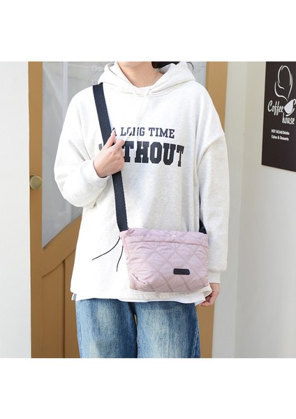 Yeni Kadınların Modaya Uygun Sınır Ötesi Omuz Crossbody Naylon Su Geçirmez Japon ve Kore Taşınabilir Büyük Kapasiteli Anahtar Cep Telefonu Çantası (Yurt Dışından)