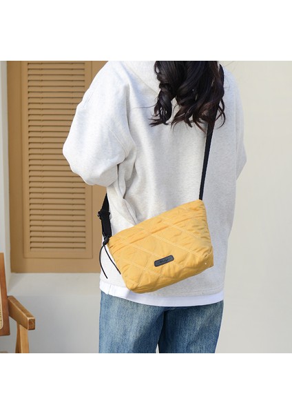 Yeni Kadınların Modaya Uygun Sınır Ötesi Omuz Crossbody Naylon Su Geçirmez Japon ve Kore Taşınabilir Büyük Kapasiteli Anahtar Cep Telefonu Çantası (Yurt Dışından)