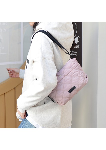 Yeni Kadınların Modaya Uygun Sınır Ötesi Omuz Crossbody Naylon Su Geçirmez Japon ve Kore Taşınabilir Büyük Kapasiteli Anahtar Cep Telefonu Çantası (Yurt Dışından)
