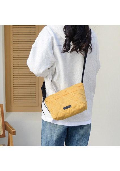 Yeni Kadınların Modaya Uygun Sınır Ötesi Omuz Crossbody Naylon Su Geçirmez Japon ve Kore Taşınabilir Büyük Kapasiteli Anahtar Cep Telefonu Çantası (Yurt Dışından)