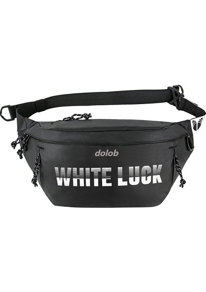 Crossbody Çanta Rahat Sokak Basit Bel Çantası Kadın Sokak Trendi Küçük Çanta Erkekler Için Açık Göğüs Çantası (Yurt Dışından)