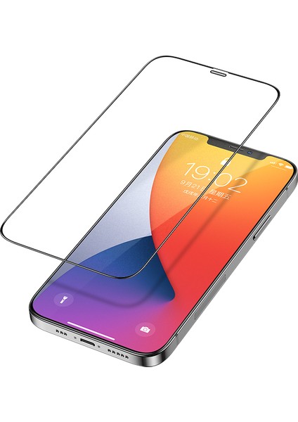 Apple iPhone 12 Pro Max Uyumlu Ekran Koruyucu V Pro Plus Şeffaf Temperli Ekran Koruyucu
