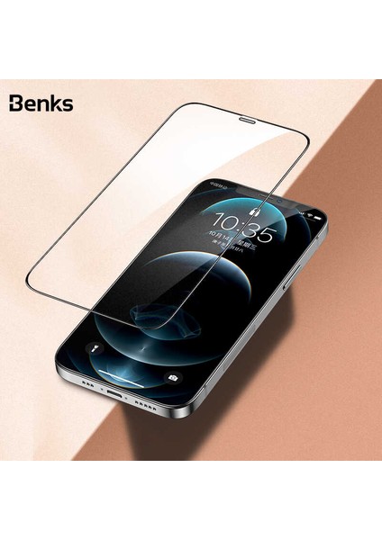 Apple iPhone 12 Pro Max Uyumlu Ekran Koruyucu V Pro Plus Şeffaf Temperli Ekran Koruyucu