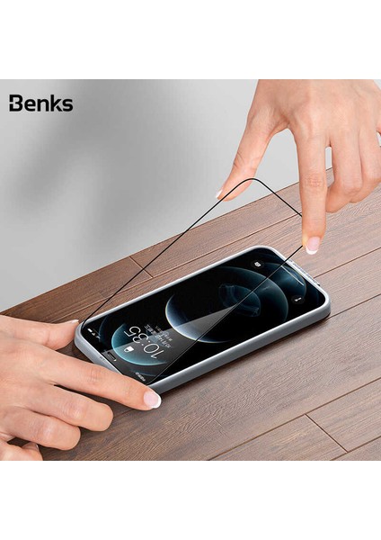Apple iPhone 12 Pro Max Uyumlu Ekran Koruyucu V Pro Plus Şeffaf Temperli Ekran Koruyucu