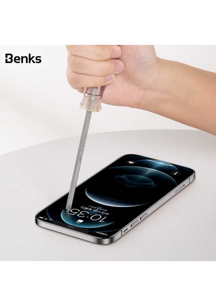 Apple iPhone 12 Pro Max Uyumlu Ekran Koruyucu V Pro Plus Şeffaf Temperli Ekran Koruyucu