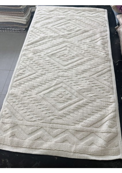 Pamuk Dokuma Kilim 80X150CM-KREM