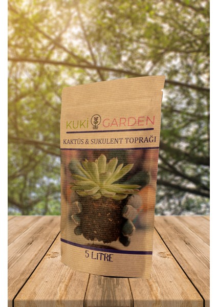 Kaktüs Sukulent Toprağı 5 Litre Teraryum Için Uygun Toprak