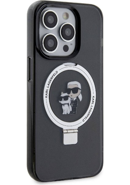 Apple iPhone 15 Pro Max Lisans Magsafe Özellik K&c Ikonik Ring Standlı Siyah indirimleri