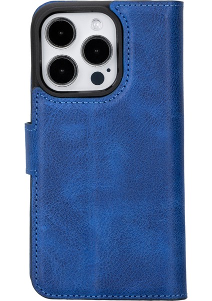 Apple iPhone 15 Pro Ravenna Deri Cüzdan Telefon Kılıfı