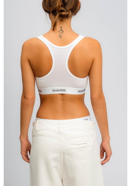 GenderMORE modal beyaz bralet