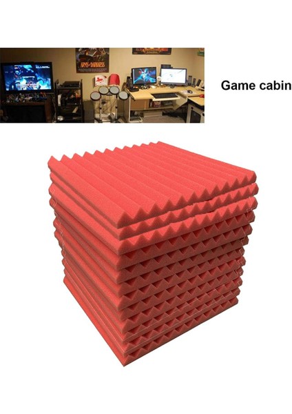 12X12 Inç Ses Yalı Paneli Kendinden Yapışkanlı Kırmızı (Yurt Dışından) indirimleri