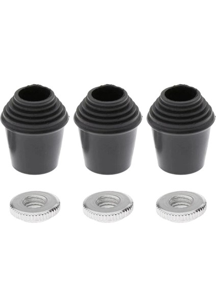 3 Davul Ayakları Slipcover Dayanıklı Bas Davul Bacak Ayakları Enstrüman Aksesuarı (Yurt Dışından)