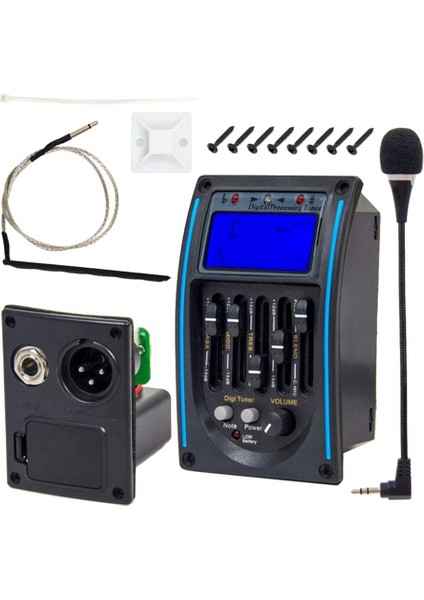 5 Band Eq Pre-Amp Piezo Manyetik Alıcı LCD (Yurt Dışından)