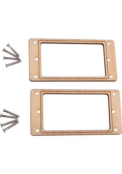 Elektro Parçaları Aksesuarları Için Ahşap Humbucker Pikap Çerçevesi Flate (Yurt Dışından) modelleri