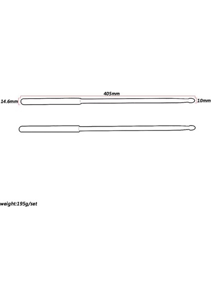 ve Davul Pedleri Için 1 Çift 5A Alüminyum Alaşımlı Davul Çubukları (Yurt Dışından)