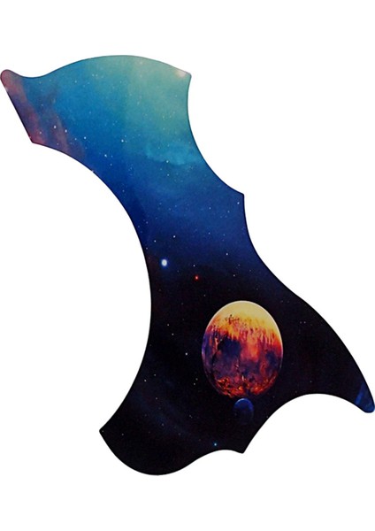 Planet Akustik Gitar Pickguard Kendinden Yapışkanlı Çizilme Önleyici Plaka (Yurt Dışından)