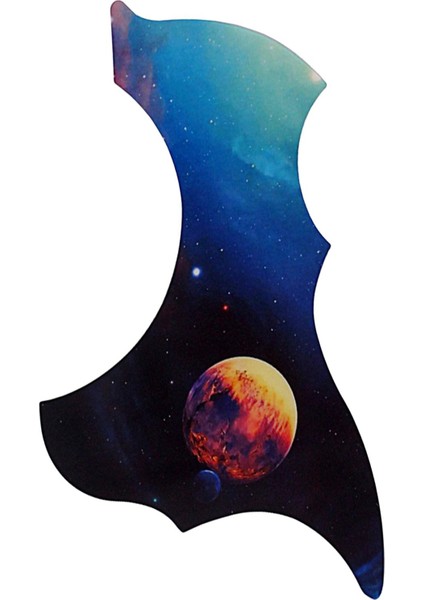 Planet Akustik Gitar Pickguard Kendinden Yapışkanlı Çizilme Önleyici Plaka (Yurt Dışından)