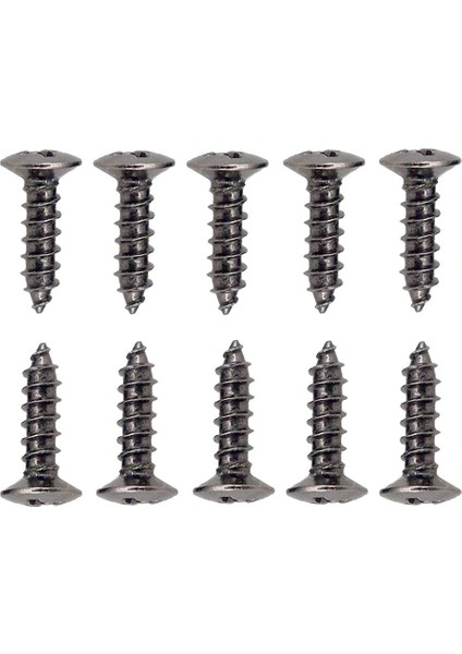 Siyah Gitar Forvet Gitarı Için 50 Parçalı Tespit Vidaları (Yurt Dışından)