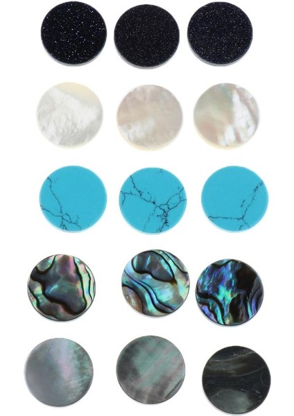 1 Takım Trompet Düğmeleri Kabuk Trompet Tamir Parçaları (Yurt Dışından)