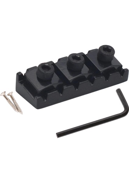 43MM Gitar Kilitleme Somunu Çinko Alaşım Dizeleri Elektro Gitar Siyah Için Kilitli Somun (Yurt Dışından)