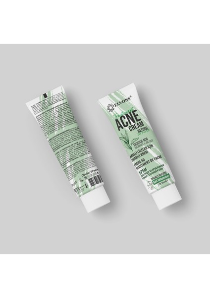 Sivilce ve Akne Karşıtı Yüz Kremi, Onarıcı Krem 50ML