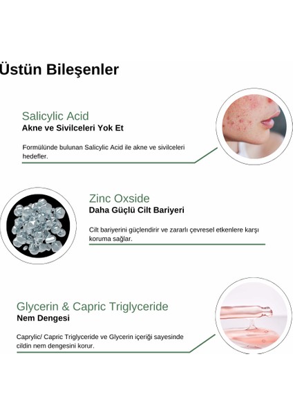 Sivilce ve Akne Karşıtı Yüz Kremi, Onarıcı Krem 50ML fırsatları