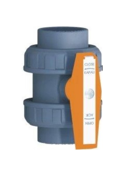63 mm Pvc Küresel Asit Vanası