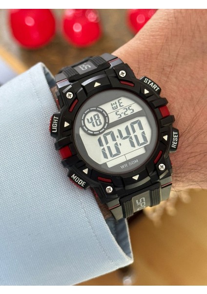 Dijital Su Geçirmez Genç Kol Saati SPEC000616 Alarm, Kronometre, LED Erkek Kol Saati modelleri