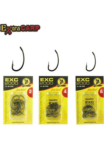 Sazan Iğnesi Extracarp Hooks Exc 2000 No:2 fiyatları
